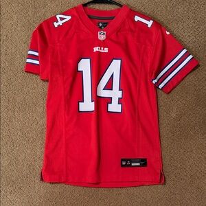 NFL Kids Red Jersey with White and Blue Accents